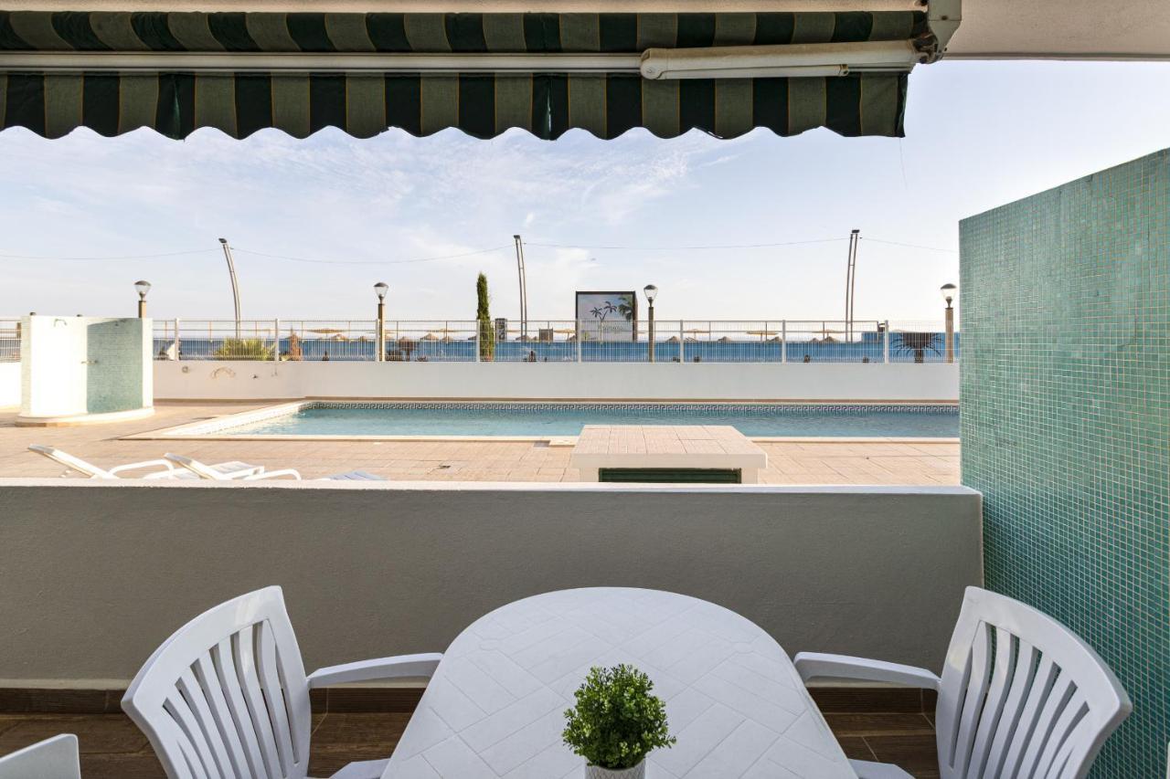 Miral 2 - Beach Front Apartment With Pool Quarteira Buitenkant foto